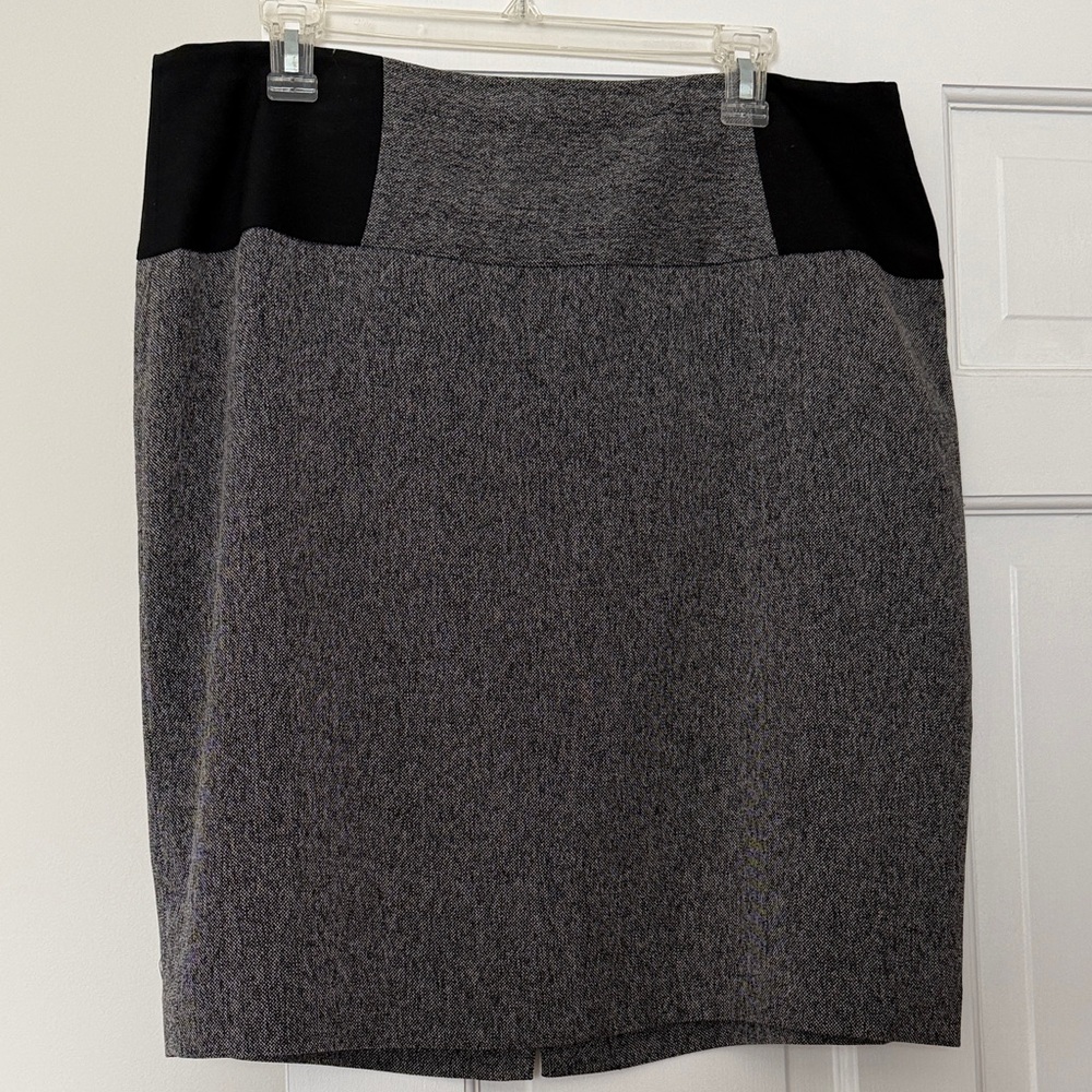 The Limited Elegant Charcoal and Black Pencil Skirt